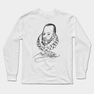 Cervantes, Spanish writer, books, literature, Long Sleeve T-Shirt